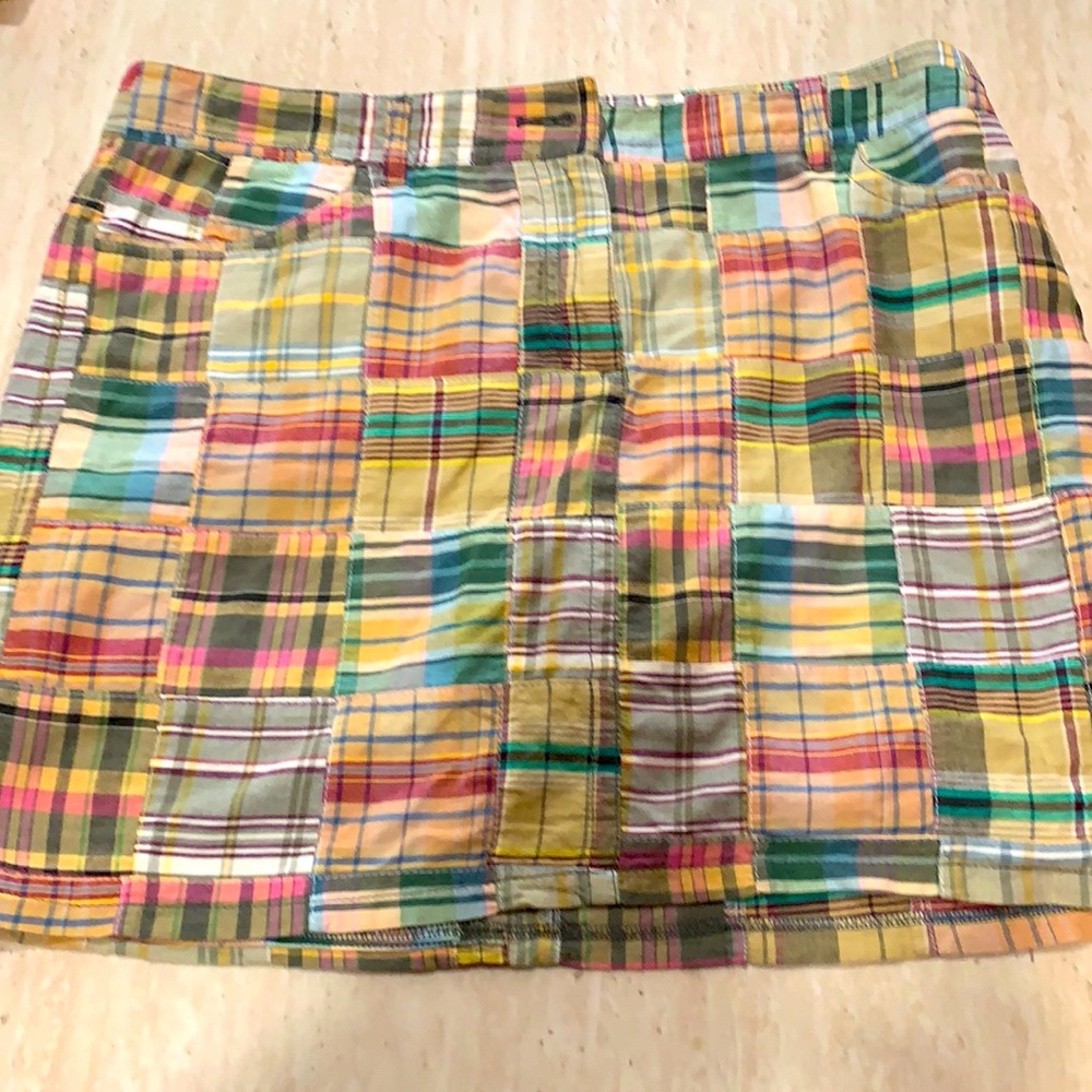 Plaid Loft skirt EUC